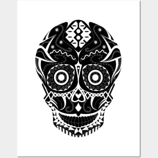 negative zone skull mask ecopop Posters and Art